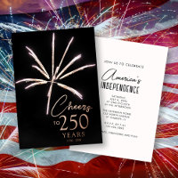 Cheers to 250 Years Fireworks Sestercentennial