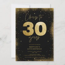 Cheers to 30 Years Modern 30th Birthday