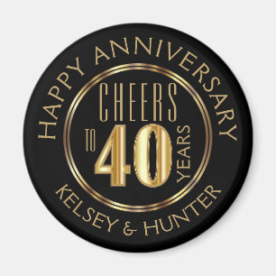 Cheers to 40 Years Magnet