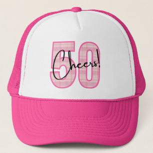Cheers to 50 trucker hat