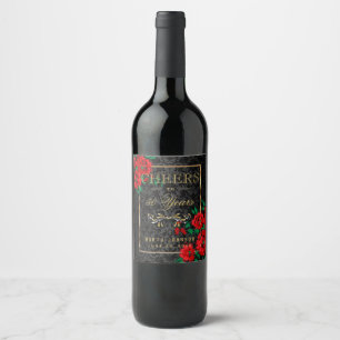 Cheers to 50 Years - DIY Age Birthday Wine Label