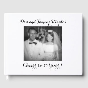 Cheers to 50 Years Guest Book