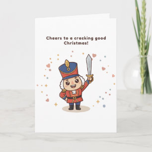 Cheers to a Cracking Good Christmas Cute Puchi  Card
