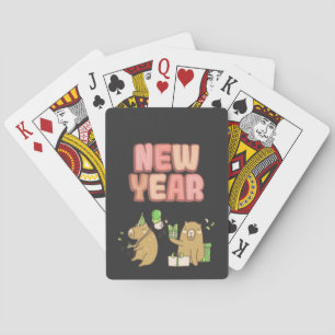 Cheers to a Fresh Start! Playing Cards