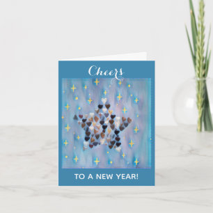 Cheers! To a New Year! Heartfelt New Year Wishes Card