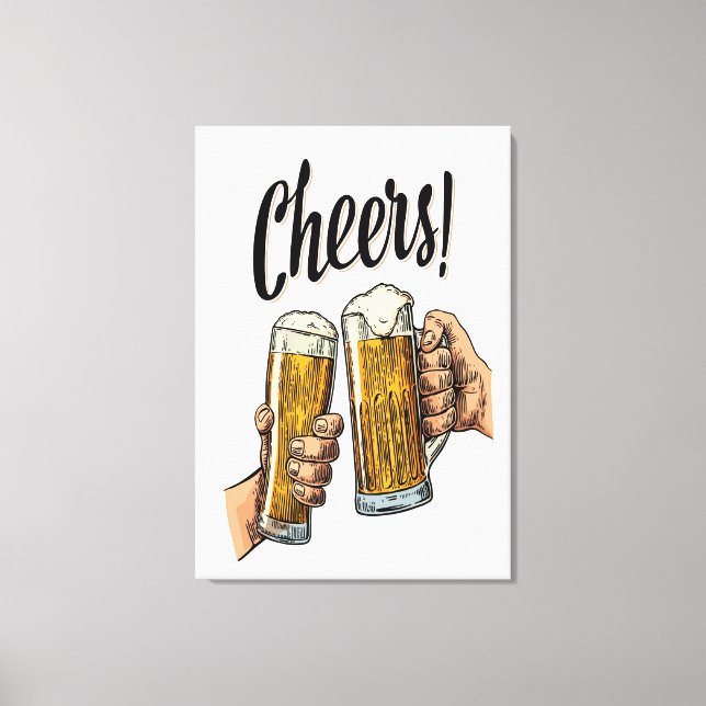 Cheers To All The Years Canvas Print (Front)