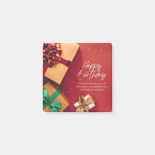 Cheers to Another Year Post-it Notes (Front)