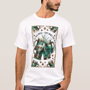 Cheers to Bad Ideas Tankards Graphic Tee