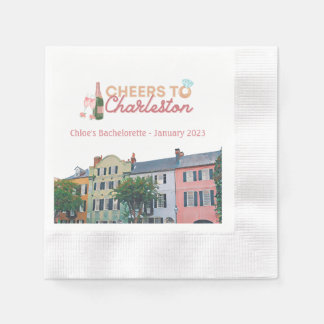 "Cheers to Charleston" Bach Party Napkins