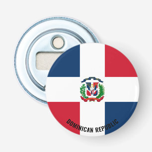 Cheers to Dominican Republic! Splendid Patriotic Bottle Opener