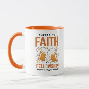 Cheers to Faith & Fellowship - Oktoberfest Tee Mug