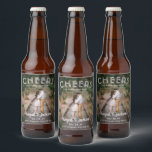 Cheers to Happily Ever After Photo Wedding Favour Beer Bottle Label<br><div class="desc">Add a personalized finishing touch to your wedding celebration with unique custom photo beer bottle labels. The picture and and all wording on this template are simple to customize, including text that reads "Cheers to Happily Ever After." (IMAGE PLACEMENT TIP: An easy way to centre a photo exactly how you...</div>