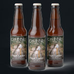 Cheers to Happily Ever After Photo Wedding Favour Beer Bottle Label<br><div class="desc">Add a personalized finishing touch to your wedding celebration with unique custom photo beer bottle labels. The picture and and all wording on this template are simple to customize, including text that reads "Cheers to Happily Ever After." (IMAGE PLACEMENT TIP: An easy way to centre a photo exactly how you...</div>