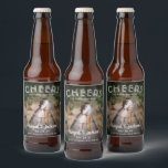 Cheers to Happily Ever After Photo Wedding Favour Beer Bottle Label<br><div class="desc">Add a personalized finishing touch to your wedding celebration with unique custom photo beer bottle labels. The picture and and all wording on this template are simple to customize, including text that reads "Cheers to Happily Ever After." (IMAGE PLACEMENT TIP: An easy way to centre a photo exactly how you...</div>