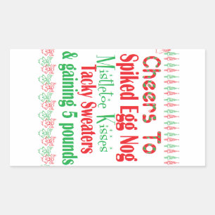 Cheers to Holiday Sticker