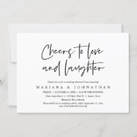 Cheers to Love and Laughter, Rehearsal Dinner
