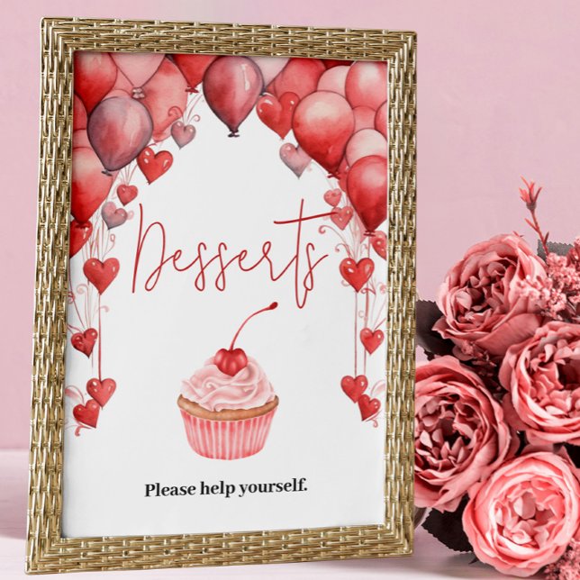 Cheers to Love Bridal Shower Desserts & Sweets Poster (Creator Uploaded)
