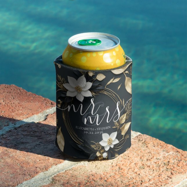 Cheers to Love Laughter Happily Ever After Wedding Can Cooler (In Situ Pool)