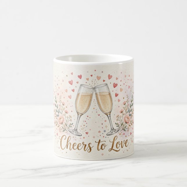 Cheers to love mug (Center)