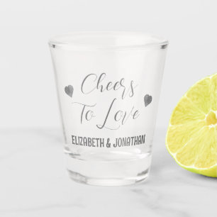 Cheers to Love Shot Glass
