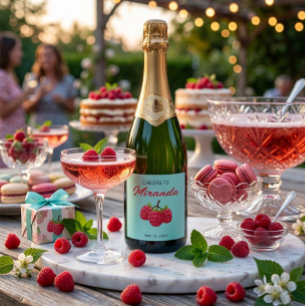 Cheers to Name Bachelorette  Sparkling Wine Label