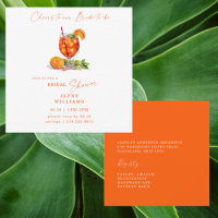 Cheers to Our Bride-to-be Aperol Square Bridal 
