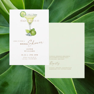 Cheers to Our Bride-to-be Margarita Bridal Shower Invitation