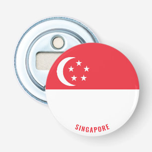 Cheers to Singapore! Splendid Patriotic Bottle Opener
