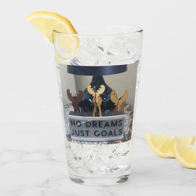 Cheers to the Achieved goals and dreams Glass (Front Ice)