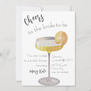 Cheers to the Bride to be Invitation