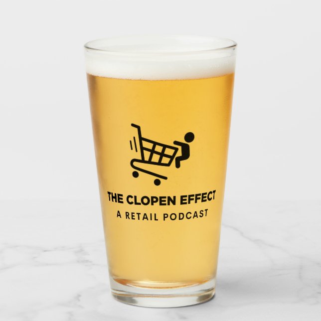 Cheers to The Clopen Effect Glass (Front Filled)