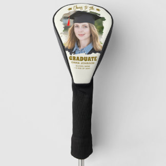 Cheers to the Graduate Custom Photo Name Family Golf Head Cover