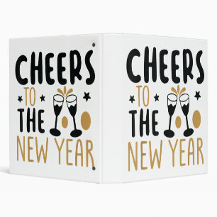 Cheers To The New Year 2025 Countdown Wine Drinkin Binder