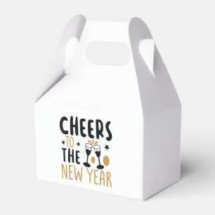 Cheers To The New Year 2025 Countdown Wine Drinkin Favor Box