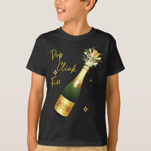 Cheers To The New Year 2026 Champagne Drinking Par T-Shirt