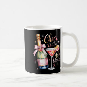 Cheers To The New Year 2026 Champagne New Years Ev Coffee Mug