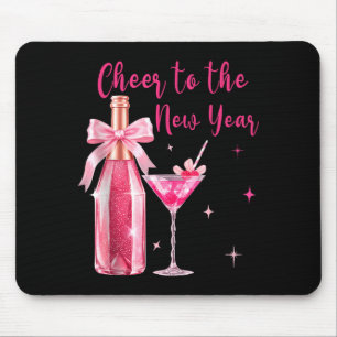 Cheers To The New Year 2026 Champagne New Years Ev Mouse Pad