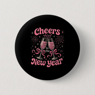 Cheers To The New Year 2026 Nk Celebration Gift  2 Inch Round Button