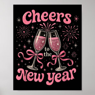 Cheers To The New Year 2026 Nk Celebration Gift  Poster