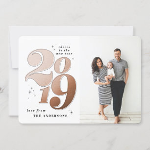 Cheers to the new year bronze 2019 photo holiday