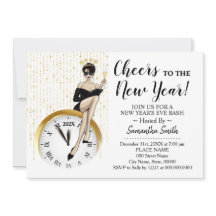 Cheers to the New Year Glitter Girls Night Out