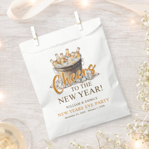 Cheers to the New Year Party  Favour Bag