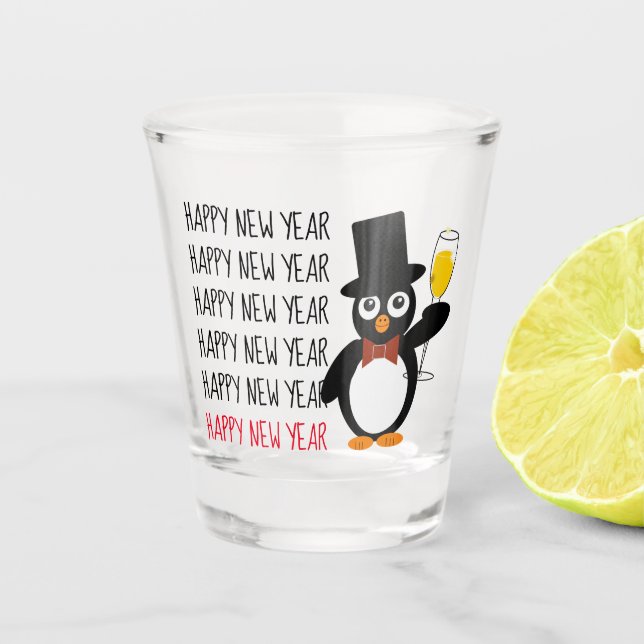 Cheers To The New Year Shot Glass (Front)