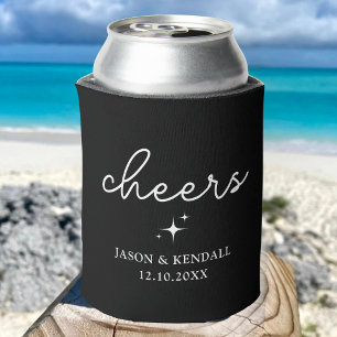 Cheers To The Wedding Favours For Guests Custom Can Cooler