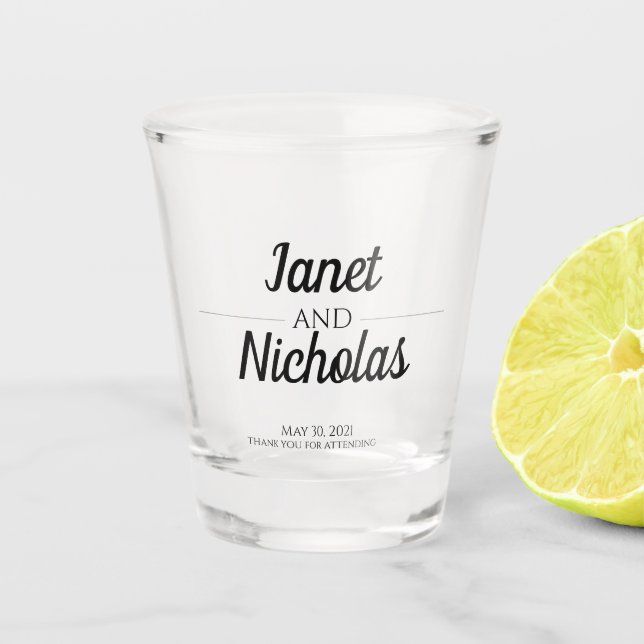 CHEERS to us Shot Glass (Front)