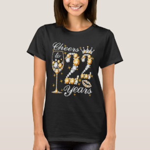 Cheers To  Years Old Happy th Birthday Queen Drink T-Shirt