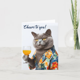Cheers To You Card Birthday Congratulations