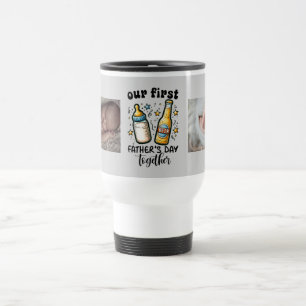 Cheers to Your First Father's Day – Customizable Travel Mug