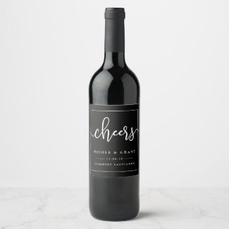 Cheers | Wedding Favour Wine Labels