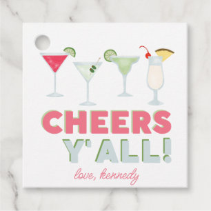 Cheers Y'all Cocktail Favoriser les étiquettes cad